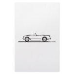 1953 1954 1955 Corvette Custom Stationery