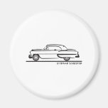 1953 Chevrolet Convertible Bel Air Fridge Magnet