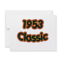 1953 Classic invitations