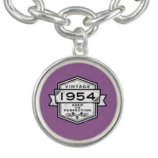 1954 Aged To Perfection Jewelry & Watches Charm Bracelets