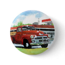 1954 Antique Truck Button