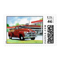 1954 Antique Truck Postage Stamp