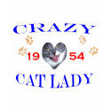 1954 Crazy Cat Lady t-shirts