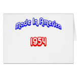 1954 Made In America Greeting Card