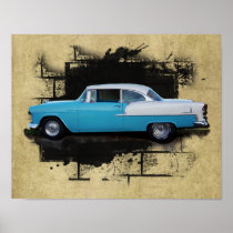 1955 Chevy Bel Air- Classic Car- Print