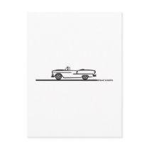 1955 Chevy Convertible postcards by frengi 1955 Chevy Convertible postcards