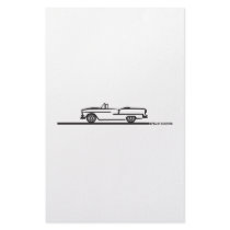 1955 Chevy Convertible Personalized Stationery