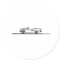 1955 Chevy Convertible stickers by frengi 1955 Chevy Convertible stickers