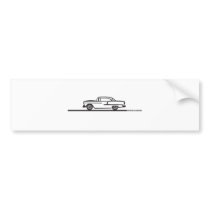 1955 Chevy Coupe Bumper Sticker