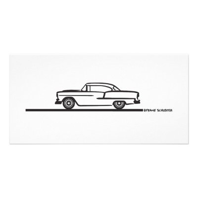 1955 Chevy Coupe Photo Cards by frengi