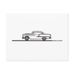 1955 Chevy Coupe Postcard