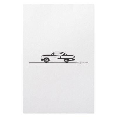 1955 Chevy Coupe Stationery by frengi