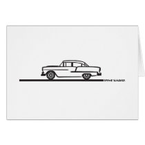 1955 Chevy Four Door cards
