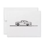 1955 Chevy Four Door invitations