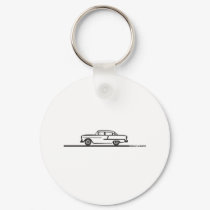 1955 Chevy Four Door keychains