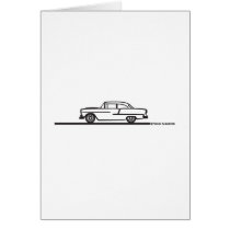 1955 Chevy Hardtop Post Card