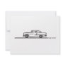 1955 Chevy Hardtop Post Personalized Invitation