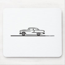 1955 Chevy Hardtop Post Mouse Pad