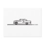 1955 Chevy Hardtop Post Post Cards