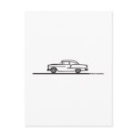 1955 Chevy Hardtop Post Post Card
