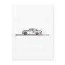 1955 Chevy Hardtop Post Post Card