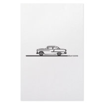 1955 Chevy Hardtop Post Personalized Stationery