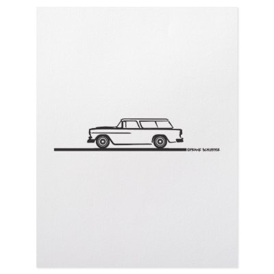 1955 Chevy Nomad Customized Letterhead by frengi