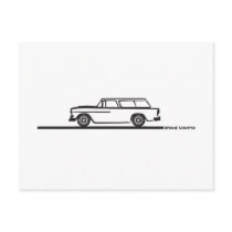 1955 Chevy Nomad postcards by frengi 1955 Chevy Nomad postcards
