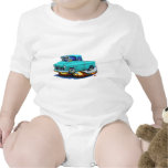 1955 Chevy Pickup Turquoise Truck Baby Creeper