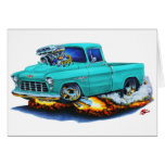 1955 Chevy Pickup Turquoise Truck cards