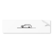 1955 Chevy Station Wagon Bumper Stickers