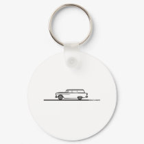 1955 Chevy Station Wagon keychains