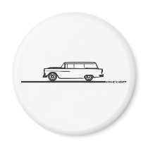 1955 Chevy Station Wagon magnets