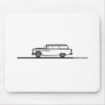1955 Chevy Station Wagon Mouse Pads