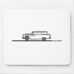1955 Chevy Station Wagon Mouse Pads