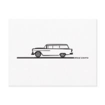 1955 Chevy Station Wagon postcards by frengi 1955 Chevy Station Wagon postcards