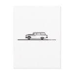 1955 Chevy Station Wagon Post Cards