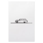 1955 Chevy Station Wagon Customized Stationery