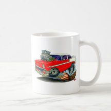 1956 Chevy Belair Red Car Mug