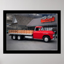 1956 Chevy Classic Truck Drive-In Poster