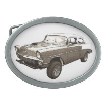 1956 Chevy Gasser belt buckles