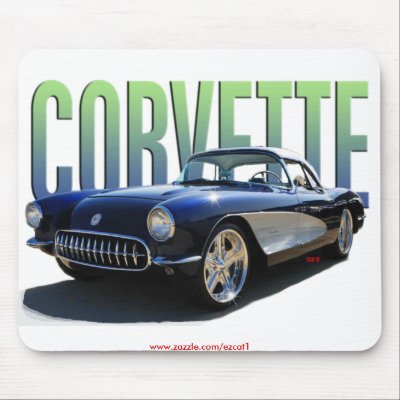 1956 Corvette Mousepad by ezcat1