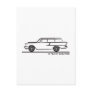 1957 Chevrolet 1-50 Stationwagon Post Cards