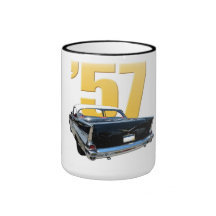 1957 Chevrolet Bel Aire Rear View Mugs