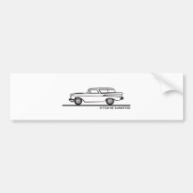 1957 Chevrolet Nomad Bumper Stickers