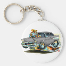 1957 Chevy 150-210 Grey Car Key Chain
