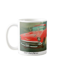 1957 Chevy Bel Air mugs