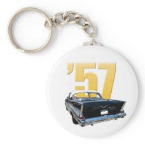 1957 Chevy Bel Aire Rear View keychains