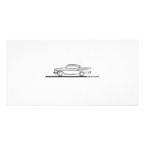 1957 Chevy Hard Top Coupe photo cards