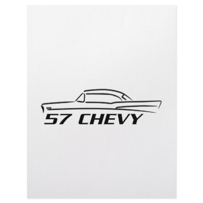 1957 Chevy Hard Top Type Letterhead Template by frengi
